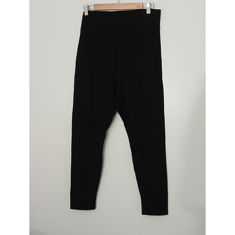 Pari Passu Leggings Pant Women's Size 4B (US 18) Black Pullon Slim Leg NEW